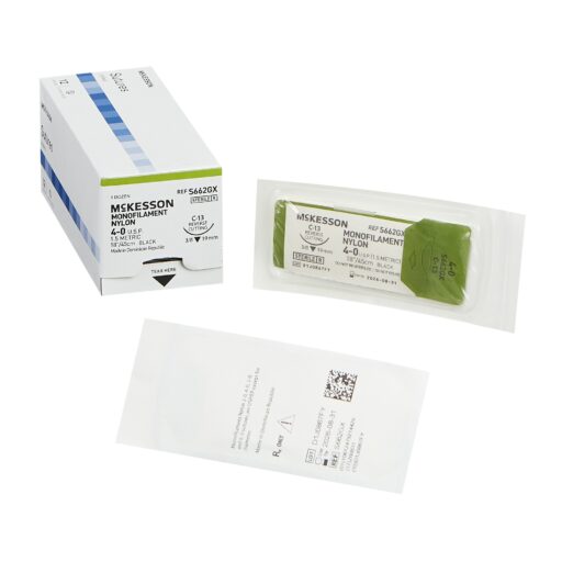 Nonabsorbable Suture w/ Reverse Cutting Needle - McKesson