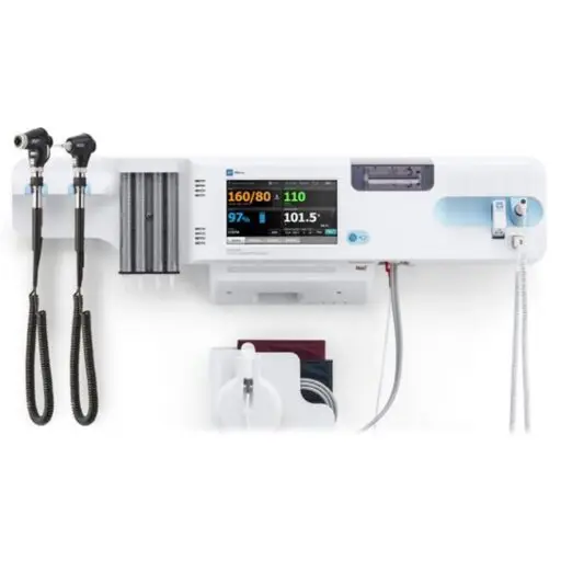 Connex® Integrated Wall System: Ophthalmoscope, Otoscope, BP Aneroid & Thermometer - Welch Allyn